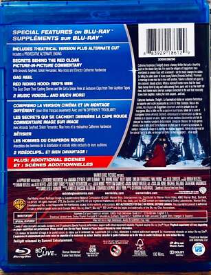 Red Riding Hood (Blu-ray ONLY, 2011) Alternate Cut Werewolf/Horror Warner Bros E image 1