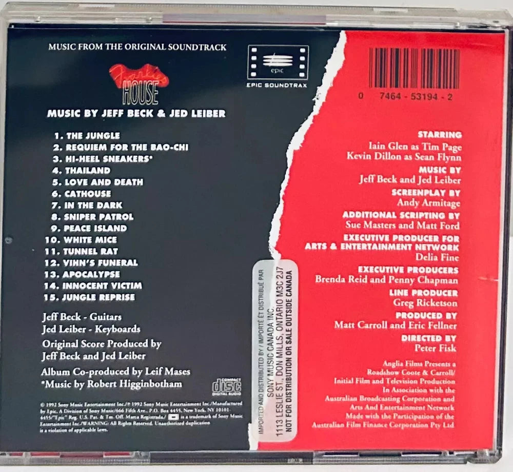 Frankies House (CD 1992) Jeff Beck, Jed Leiber, OOP image 1