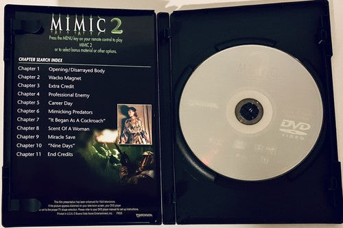 Mimic 2 (DVD, 2001) w/ Insert Horror Dimension Films OOP *GR3 image 2