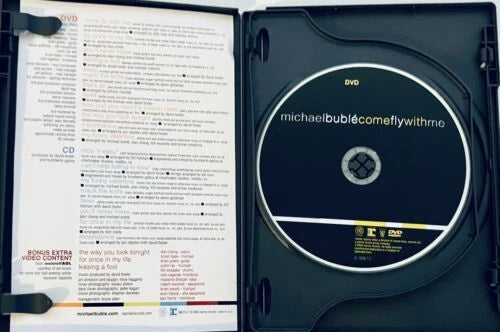 Michael Buble (DVD ONLY - NO CD) Come Fly With Me DVD Only w/ Insert *GR3 image 2