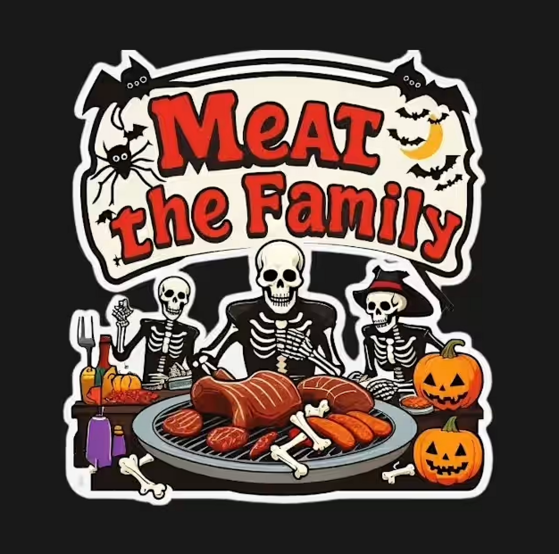 Meat the Family: A Playful, Spooky Design