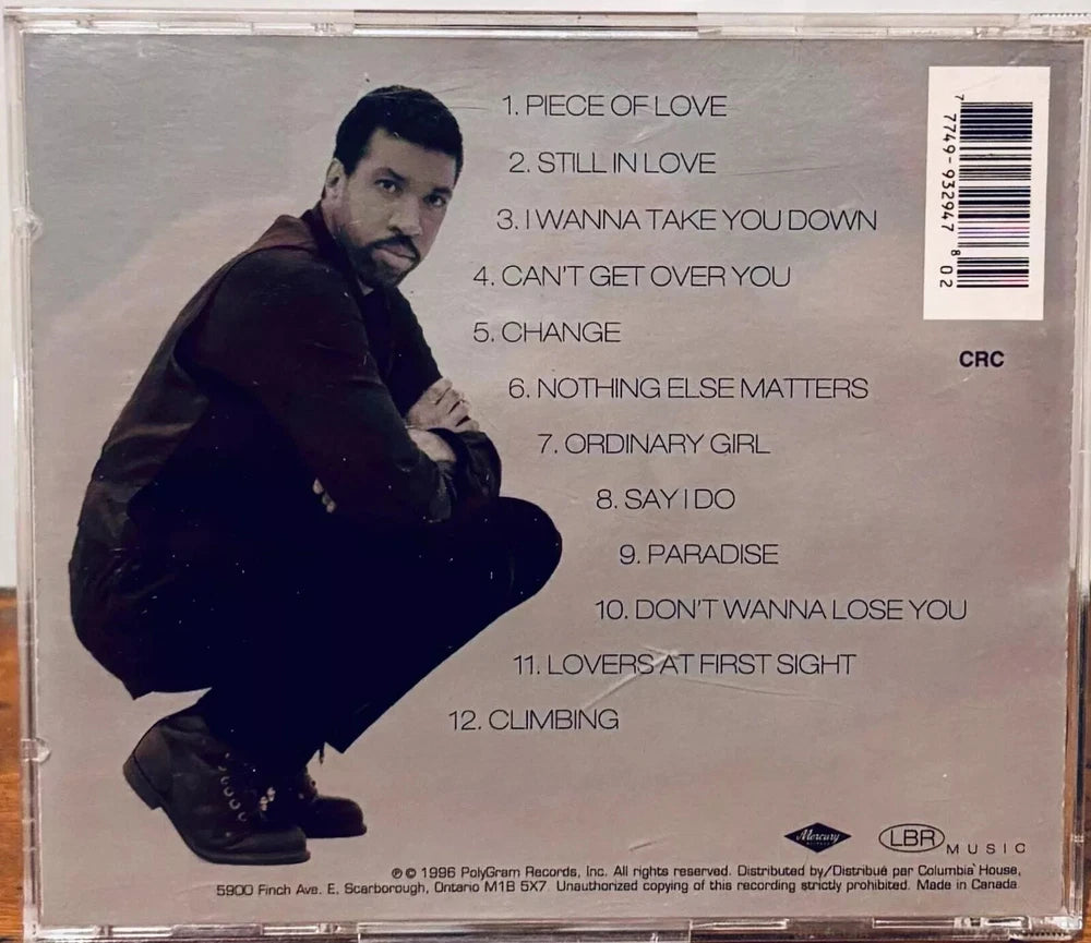 Louder Than Words (CD 1996) Lionel Richie Soul R&B PolyGram/Mercury *BDP image 1