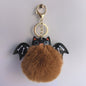 Summer Halloween Keychain Cartoon Leather