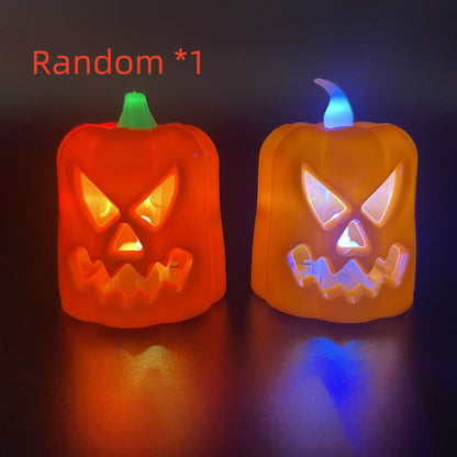 Halloween Decoration Pumpkin Lamp Children's Gift Candy Bag Portable Pumpkin Lamp Random Delivery