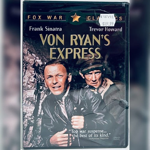 Von Ryan's Express (DVD 1965) WWII Fox War Classics Frank Sinatra Rare OOP NEW image 0