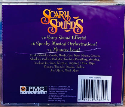 Scary Sounds (CD 2003) Halloween 75 Minutes of Scary Sound Effects Wal-Mart