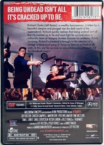 Revamped (DVD, 2007) Horror/Comedy Fred Williamson Vampires *GR1 image 1