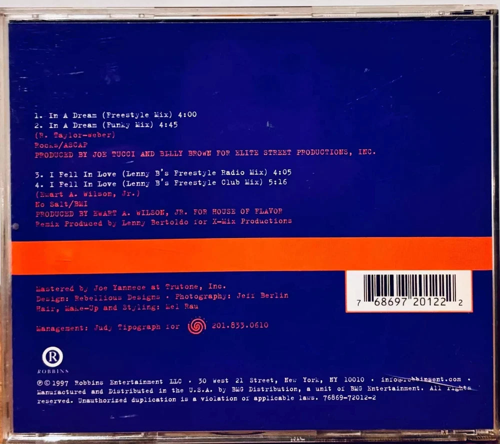 ROCKELL - In A Dream / I Fell In Love (CD, Single 1997) Robbins Ent. Dance/R&B image 1