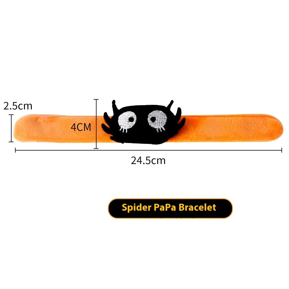 Halloween Decorative Bracelet Spider Snap Bracelet 24.5cmX2.5cm