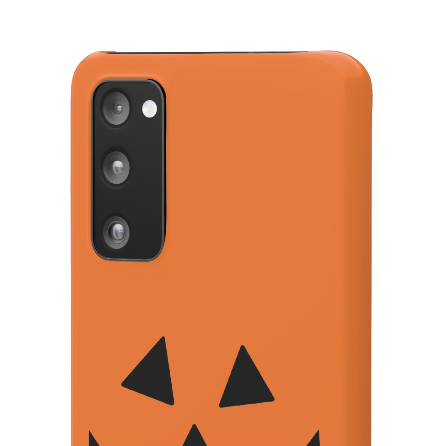 Estuche para teléfono con forma de calabaza tradicional y fundas a presión