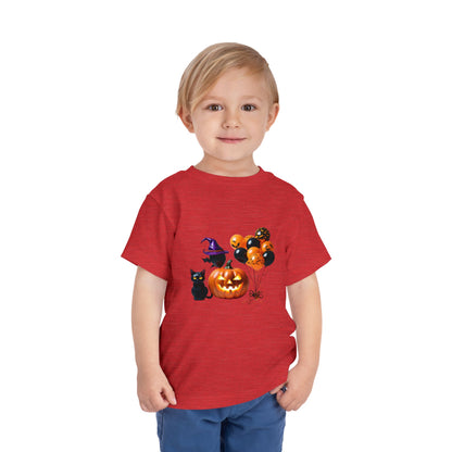 Halloween Scene Toddler Short Sleeve Tee