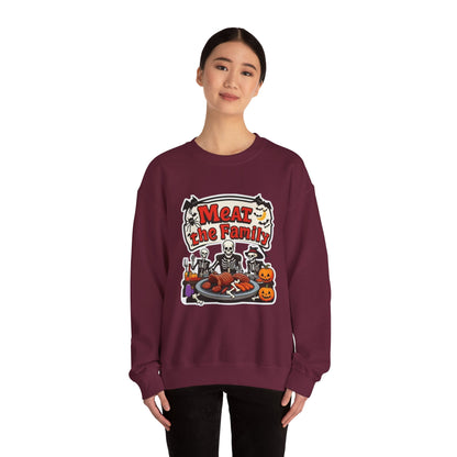 Meat the Family Unisex Heavy Blend™ Crewneck Sweatshirt