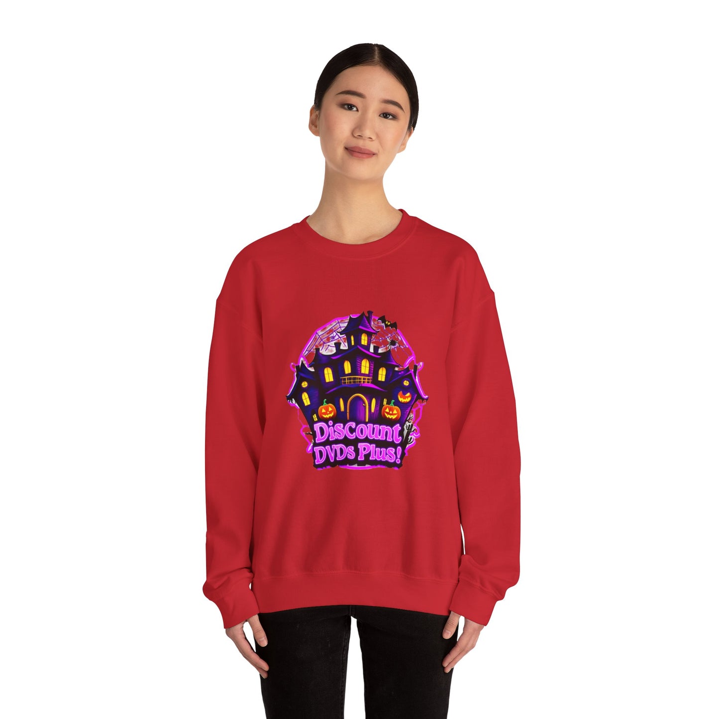 DDP! Logo Front & Back - Unisex Heavy Blend™ Crewneck Sweatshirt