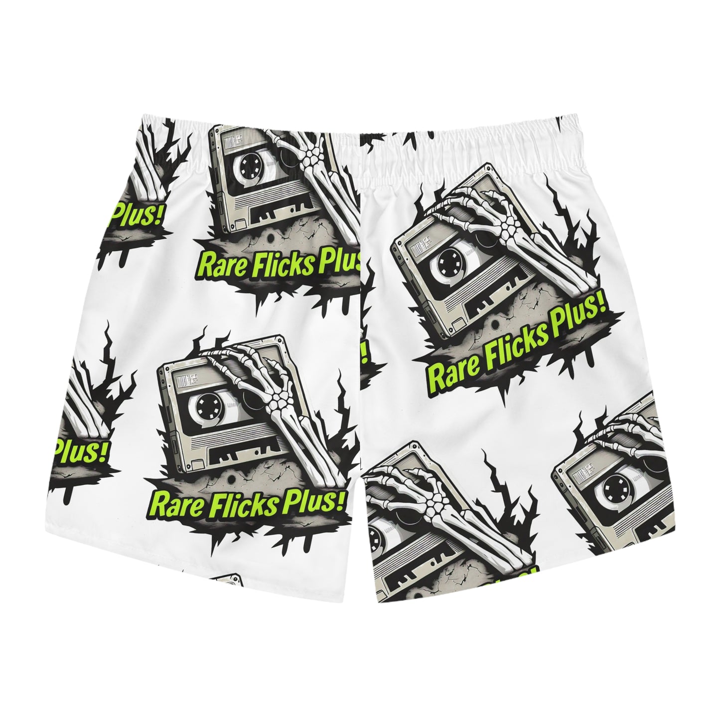 Rare Flicks Plus! Logo Swim Trunks (AOP)