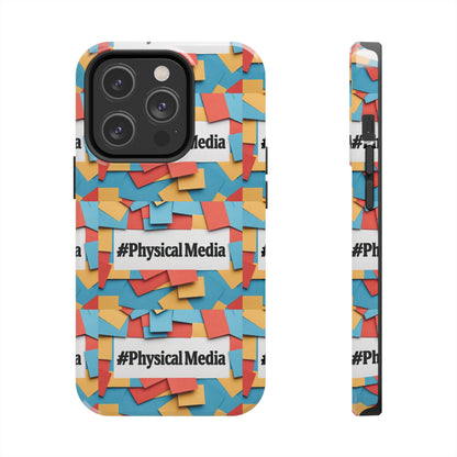 #PhysicalMedia Pattern Tough Phone Case