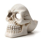 Horror skull ashtray White