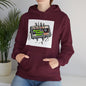 Sudadera unisex con capucha y mezcla pesada Rare Flicks Plus! Alt Logo White Background