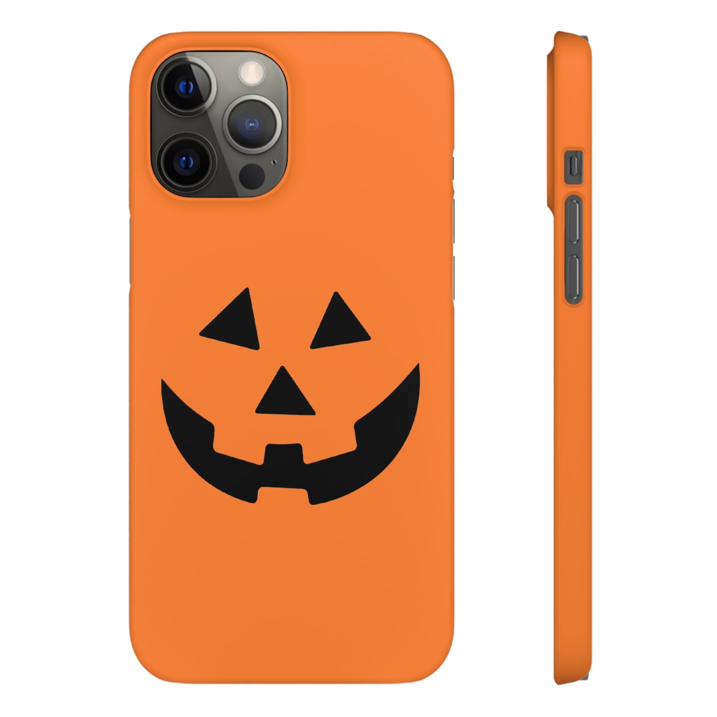 Estuche para teléfono con forma de calabaza tradicional y fundas a presión