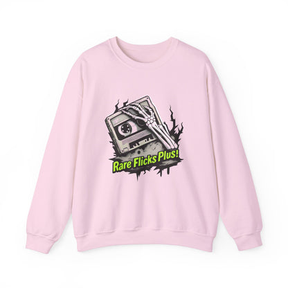 Sudadera unisex de cuello redondo y mezcla pesada, con logotipo en la parte delantera y trasera de RFP!