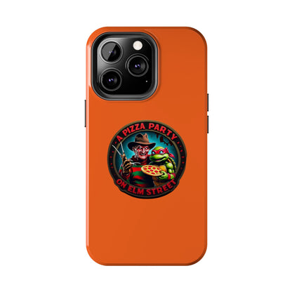 A Pizza Party on Elm Street Tough Phone Cases