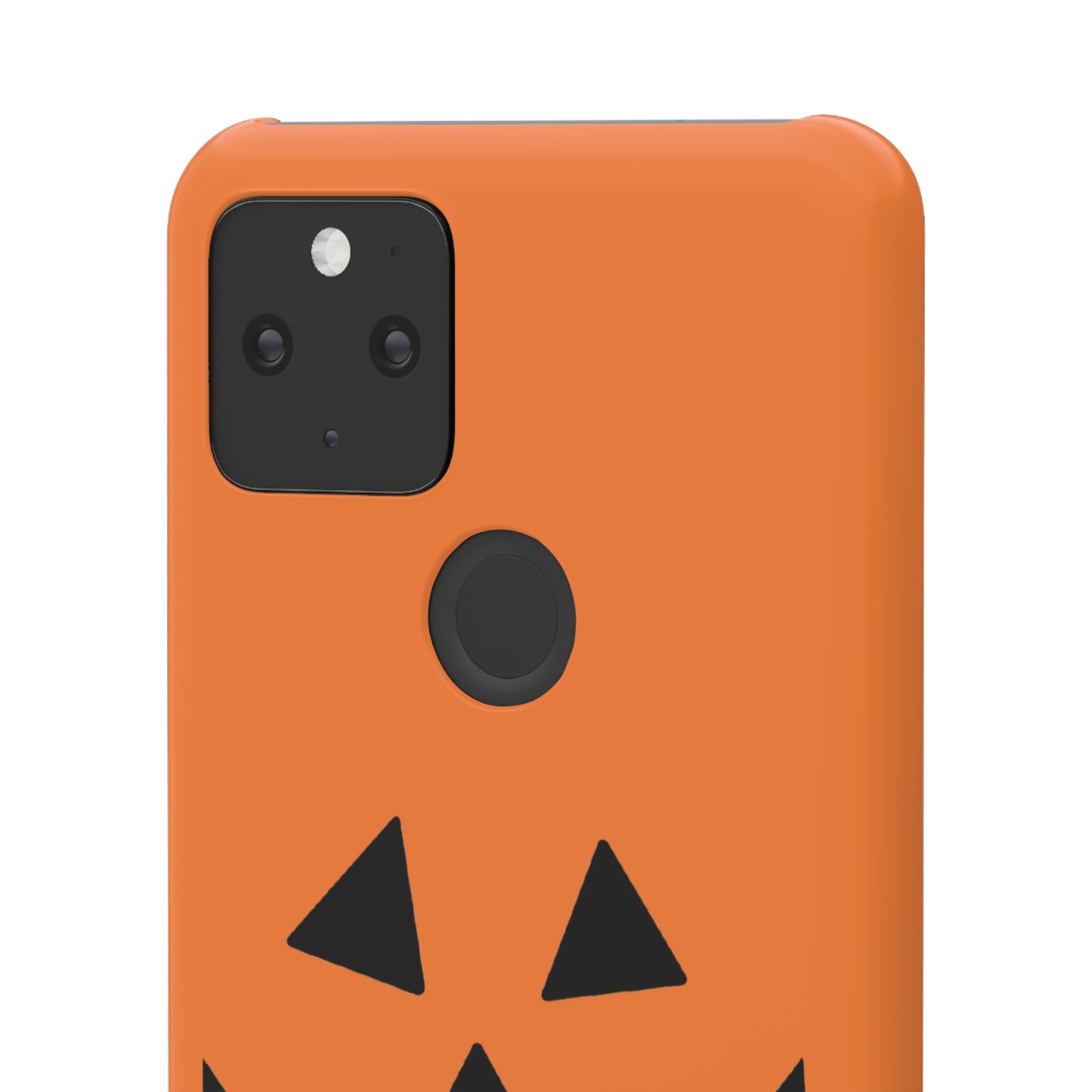 Estuche para teléfono con forma de calabaza tradicional y fundas a presión