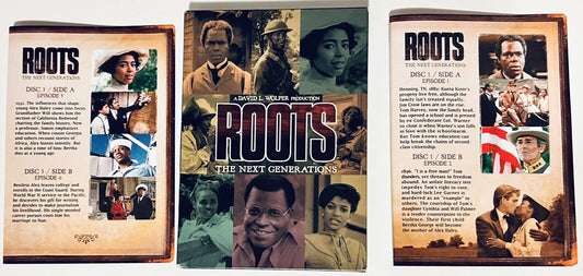 Roots: The Next Generations (DVD, 1979) *DVD Slipcover & Inserts ONLY - NO DISC*