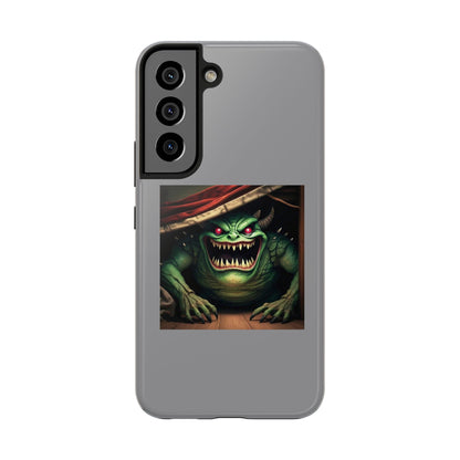 Sock Thief Monster Under the Bed Design Tough Phone Cases