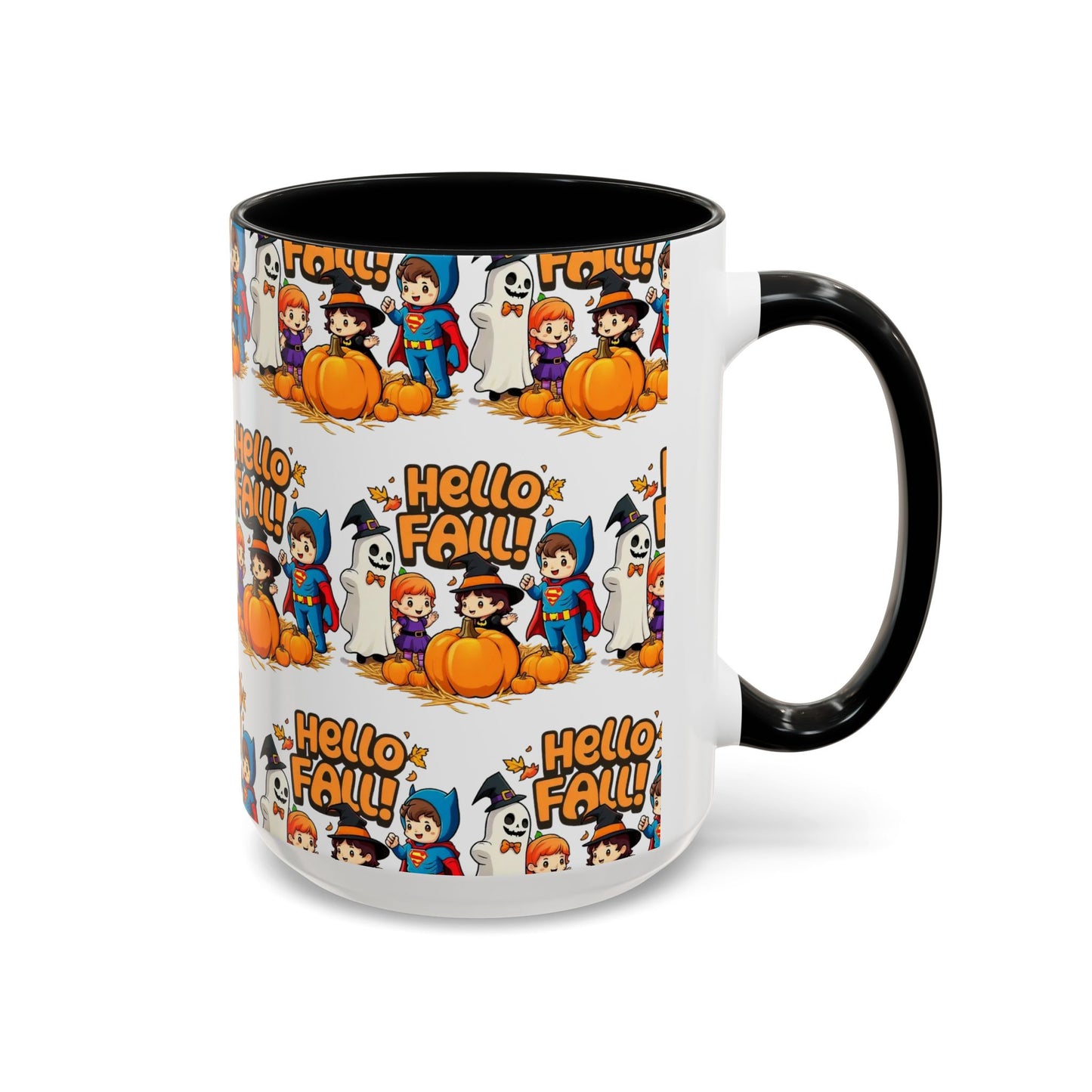 Hello Fall Design Accent Coffee Mug (11, 15oz)