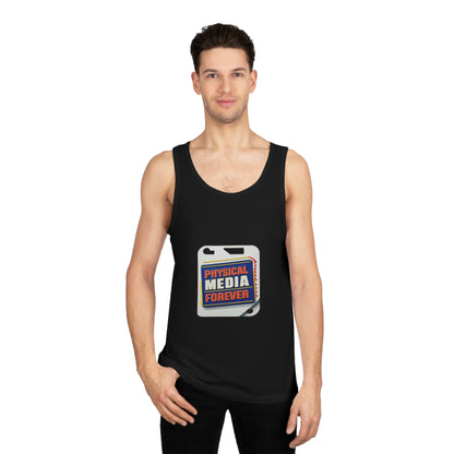 Physical Media Forever! Unisex Softstyle™ Tank Top