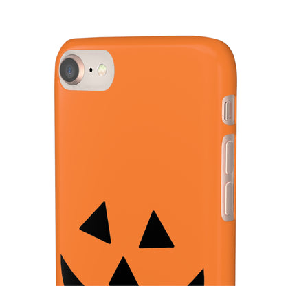 Estuche para teléfono con forma de calabaza tradicional y fundas a presión