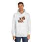 Halloween Pumpkin & Black Cat Unisex College Hoodie