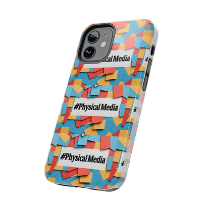 #PhysicalMedia Pattern Tough Phone Case