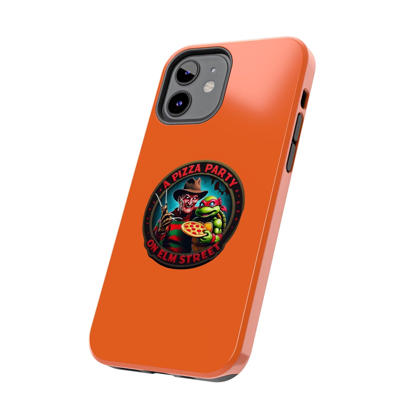 A Pizza Party on Elm Street Tough Phone Cases