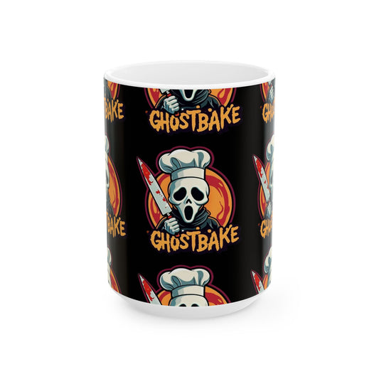 Ghostbake: The Killer Pastry Chef Ceramic Mug, (11oz, 15oz)