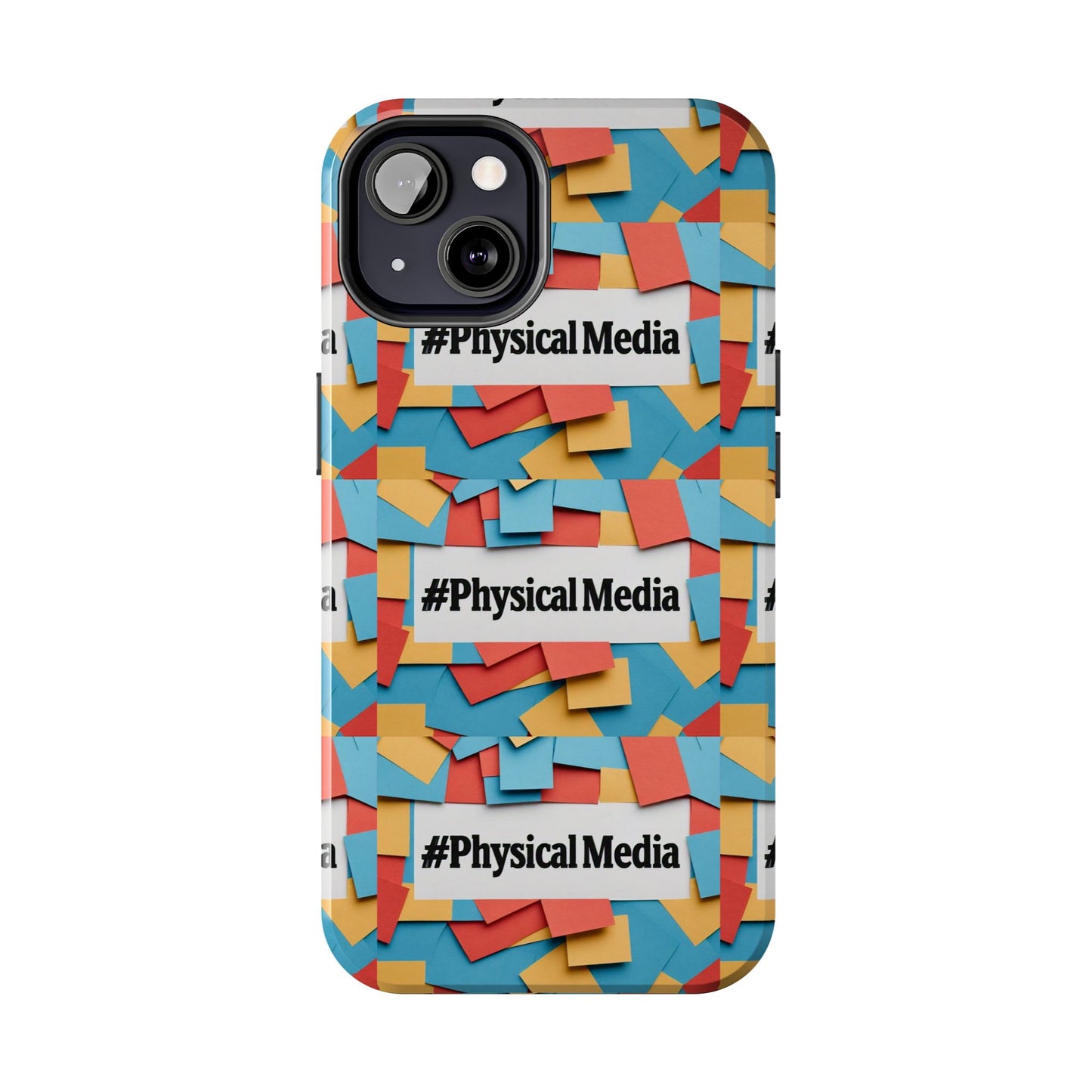 #PhysicalMedia Pattern Tough Phone Case