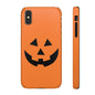 Estuche para teléfono con forma de calabaza tradicional y fundas a presión