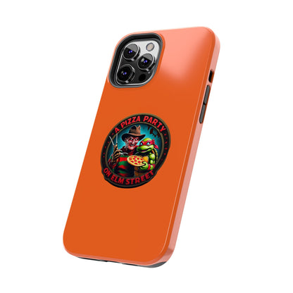 A Pizza Party on Elm Street Tough Phone Cases