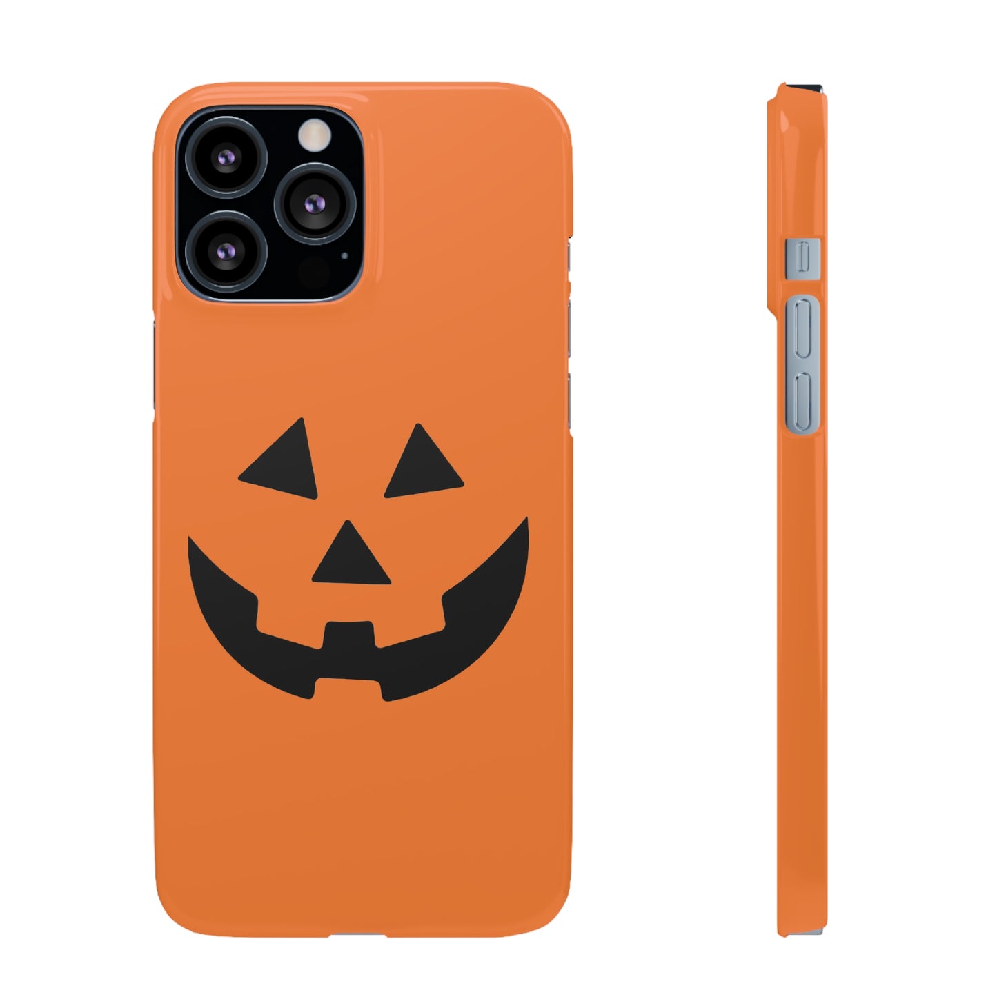 Estuche para teléfono con forma de calabaza tradicional y fundas a presión