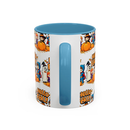 Hello Fall Design Accent Coffee Mug (11, 15oz)