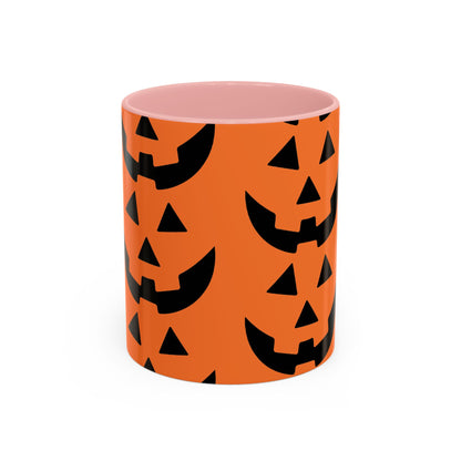 Traditional Jack-o'-Lantern Accent Coffee Mug (11, 15oz)