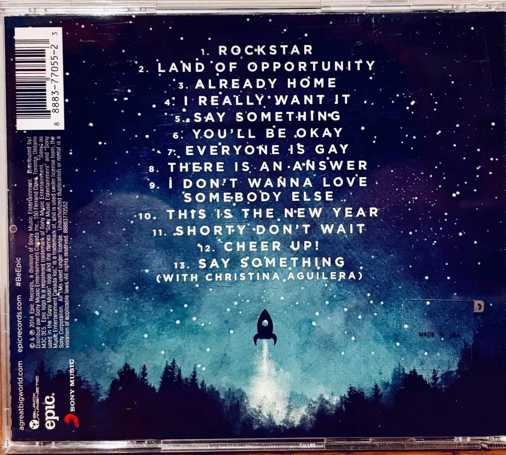 A Great Big World : Is There Anybody Out There? (CD 2014) Pop/Rock *BDP image 1