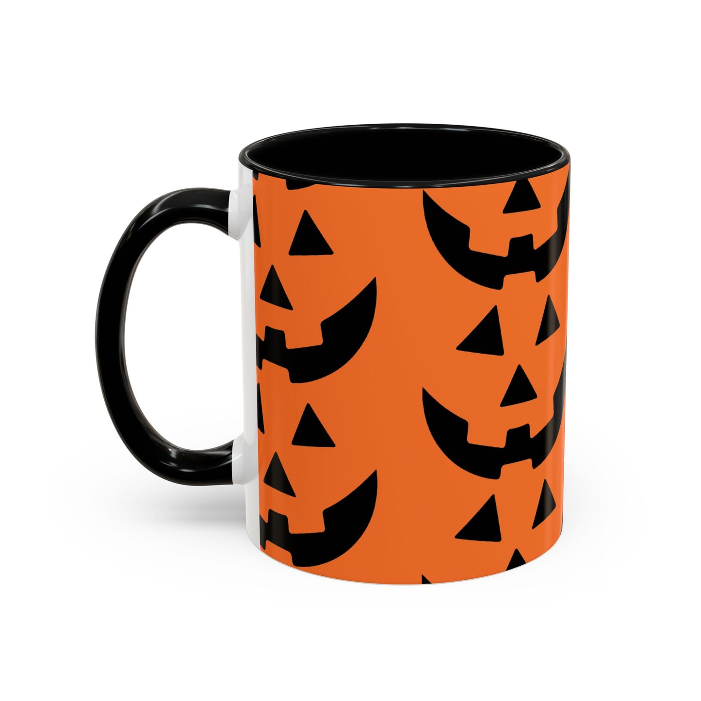 Traditional Jack-o'-Lantern Accent Coffee Mug (11, 15oz)