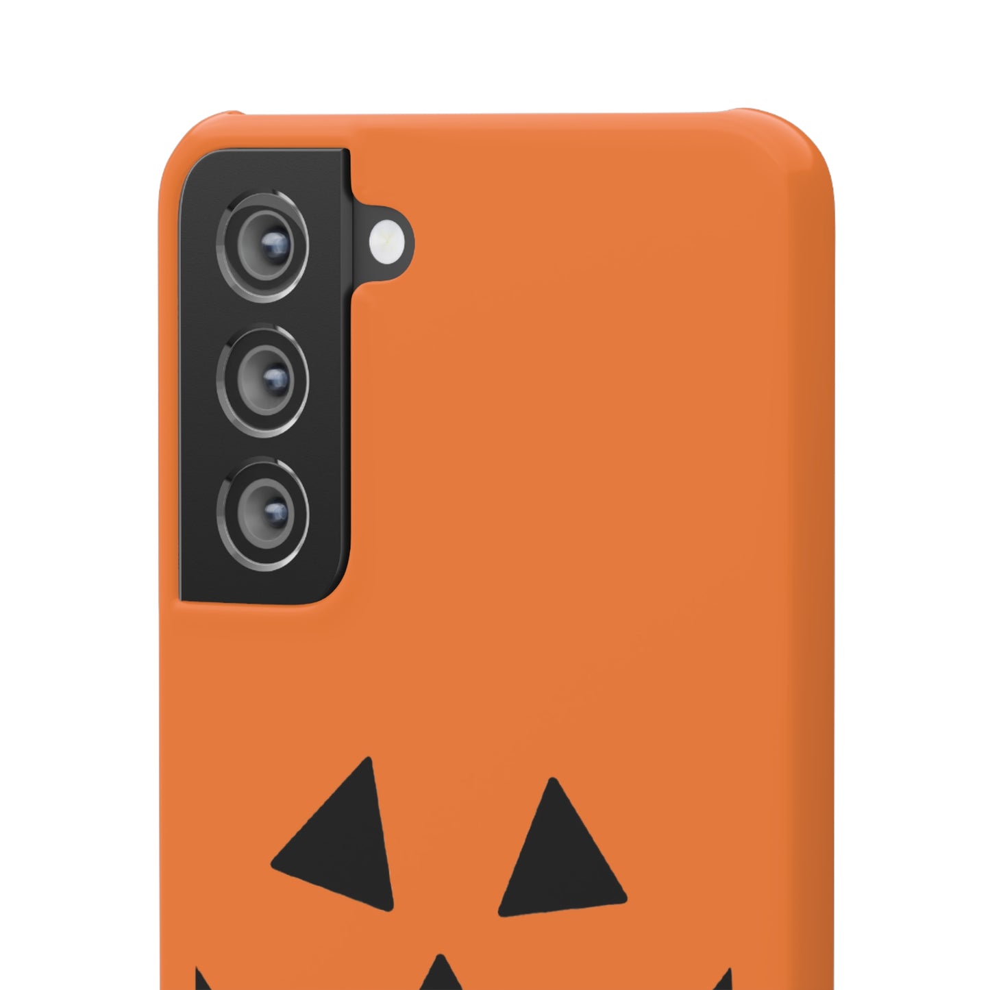 Estuche para teléfono con forma de calabaza tradicional y fundas a presión