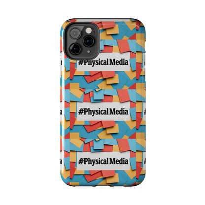 #PhysicalMedia Pattern Tough Phone Case