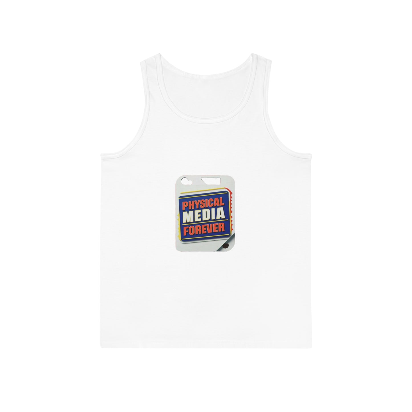 Physical Media Forever! Unisex Softstyle™ Tank Top