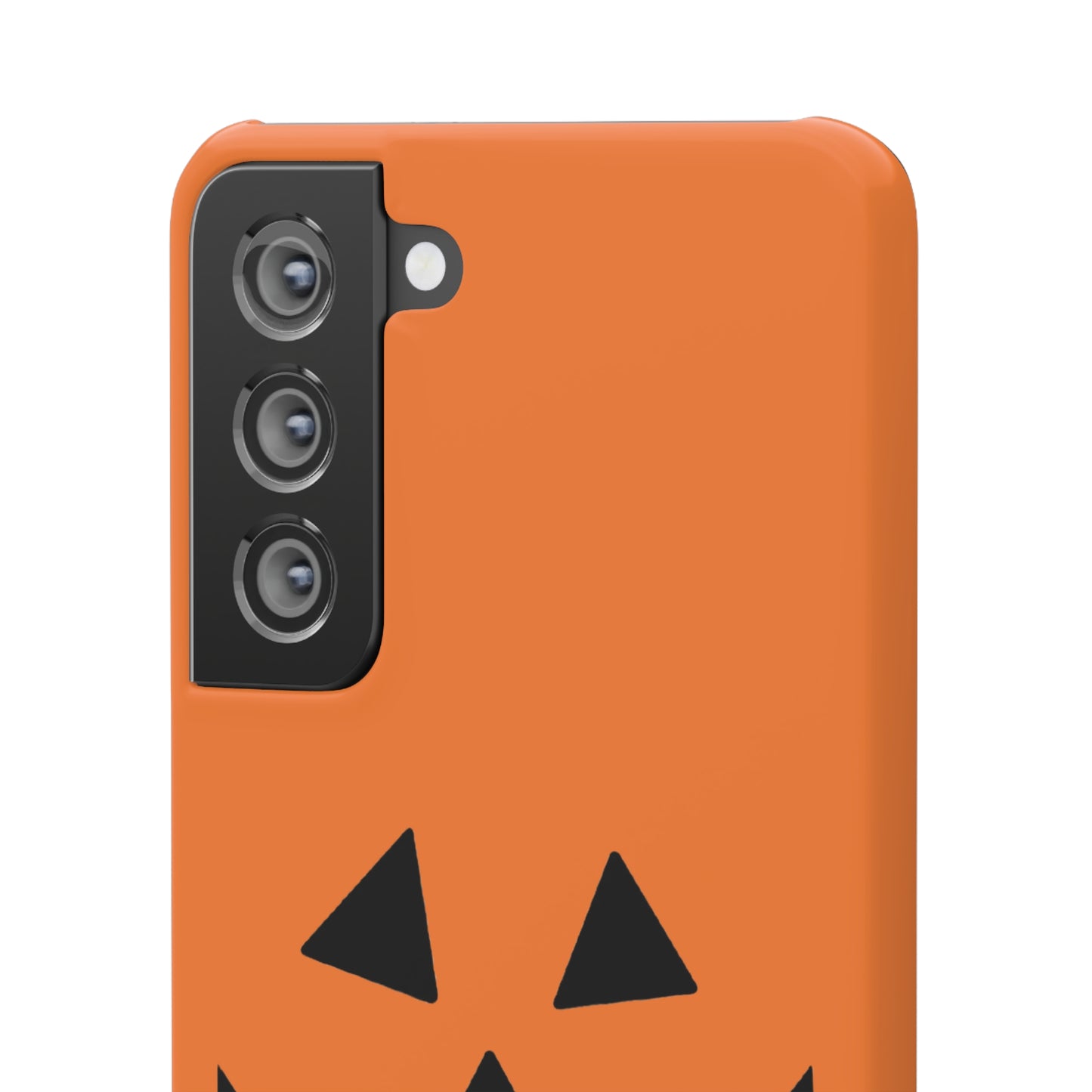 Estuche para teléfono con forma de calabaza tradicional y fundas a presión