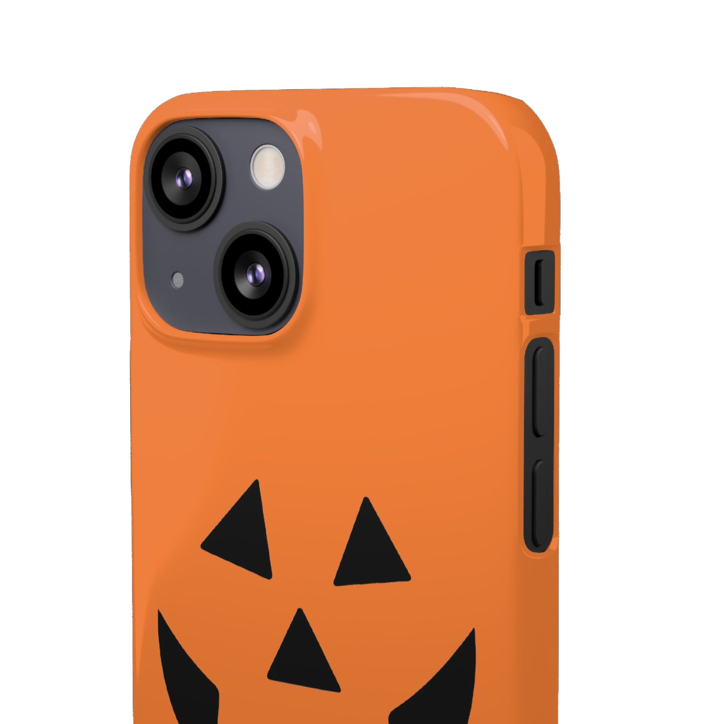 Estuche para teléfono con forma de calabaza tradicional y fundas a presión