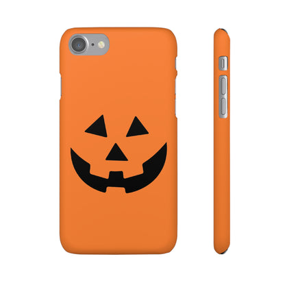 Estuche para teléfono con forma de calabaza tradicional y fundas a presión