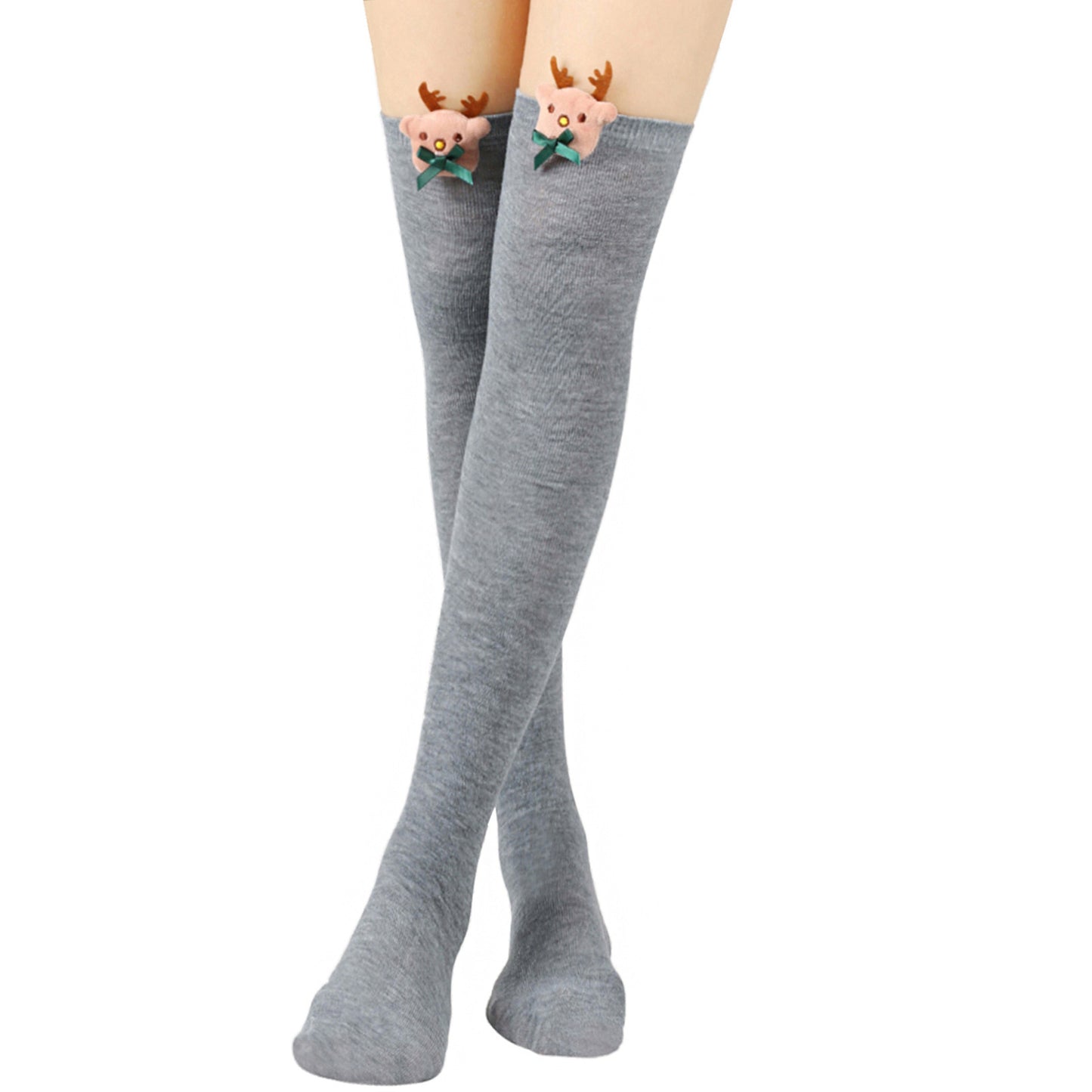 Christmas Doll Over-the-knee Stockings