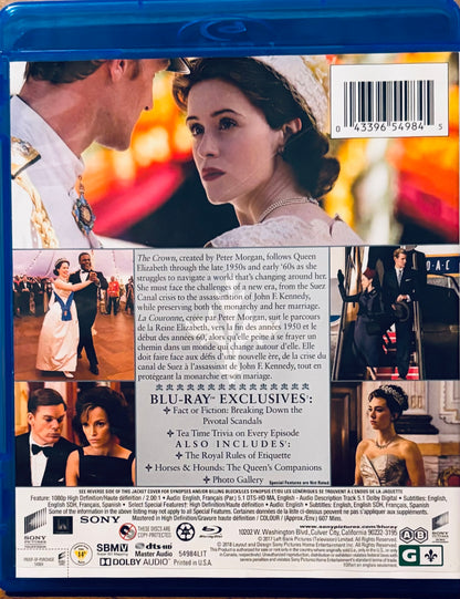 The Crown: The Complete Second Season (Blu-ray, 2018) 4 Disc Set Sony